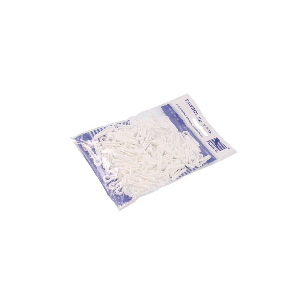 PAWBOL Holder; white; on round cable