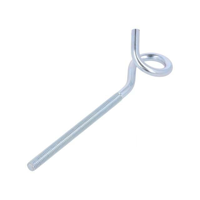 DROMET Hook; M6; ring; steel; zinc