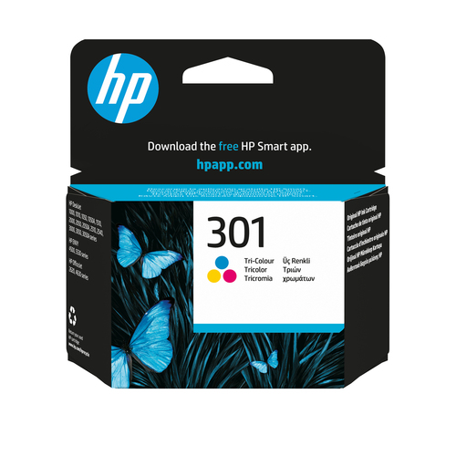 HP 301 trīskrāsu tintes kasetne 3ml