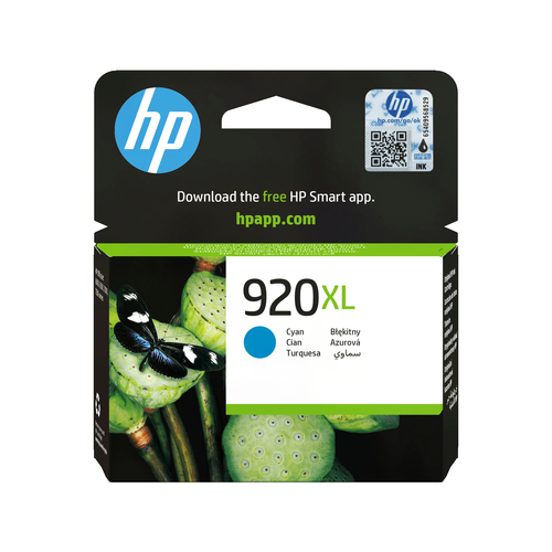 HP 920XL Cyan tinte kasetne |