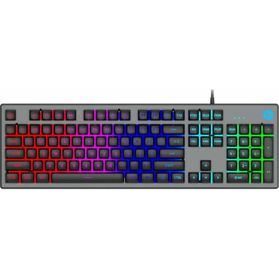HP K500Y Membrānas Spēļu Tastatūra RGB