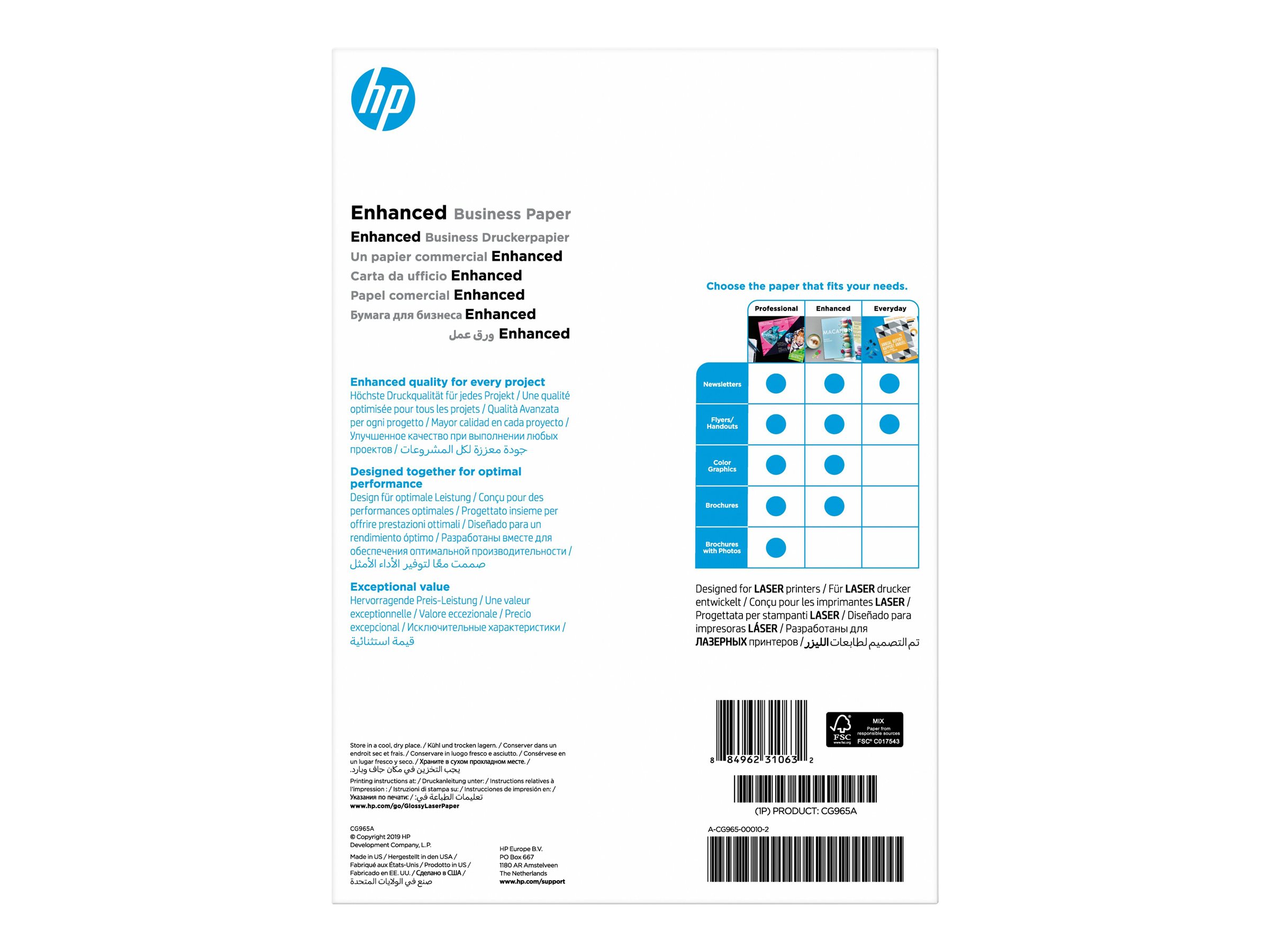HP INC. HP Professional Glossy Laser