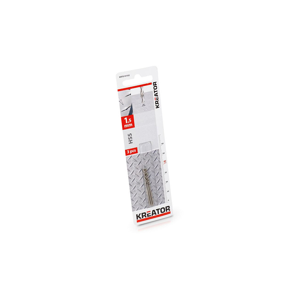 HSS urbis metālam 1.5x40mm (3gab