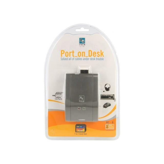 GEMBIRD Hub USB; Jack 3.5mm