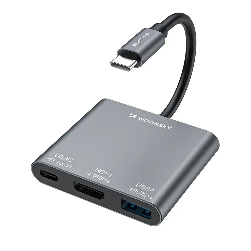 Hub Wozinsky WHCH-01 USB-C PD 100W