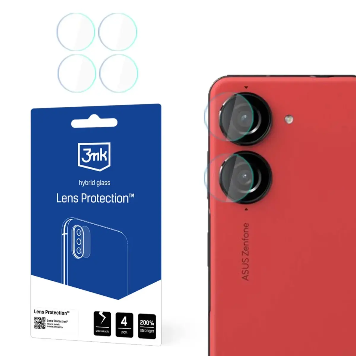 3mk Protection Hybrid glass for camera
