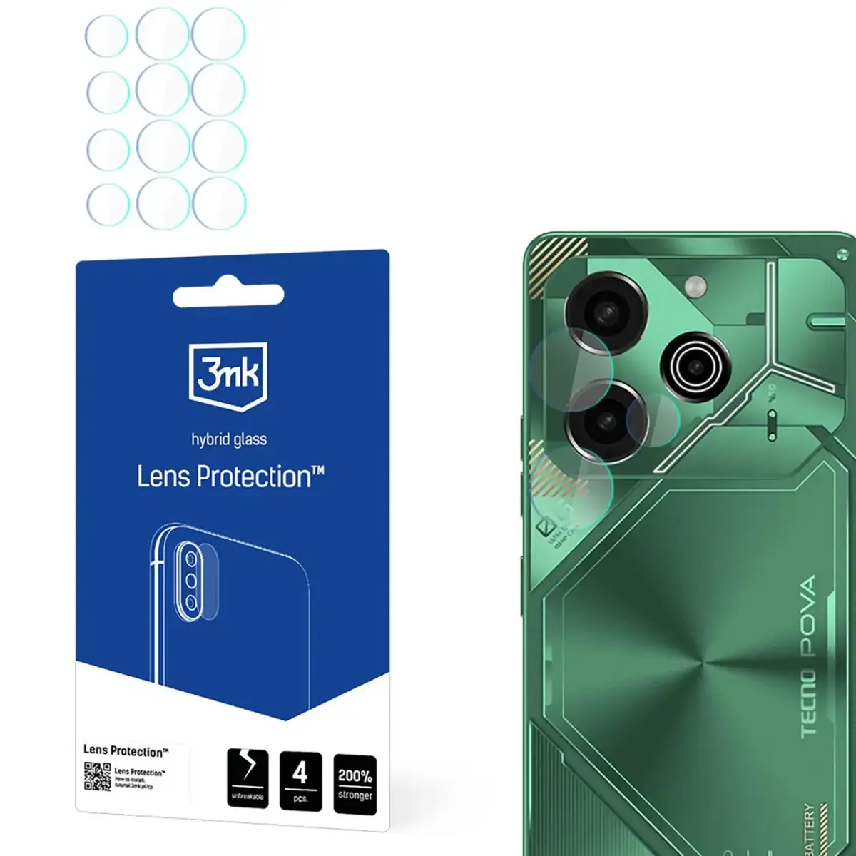3mk Protection Hybrid Glass for Camera