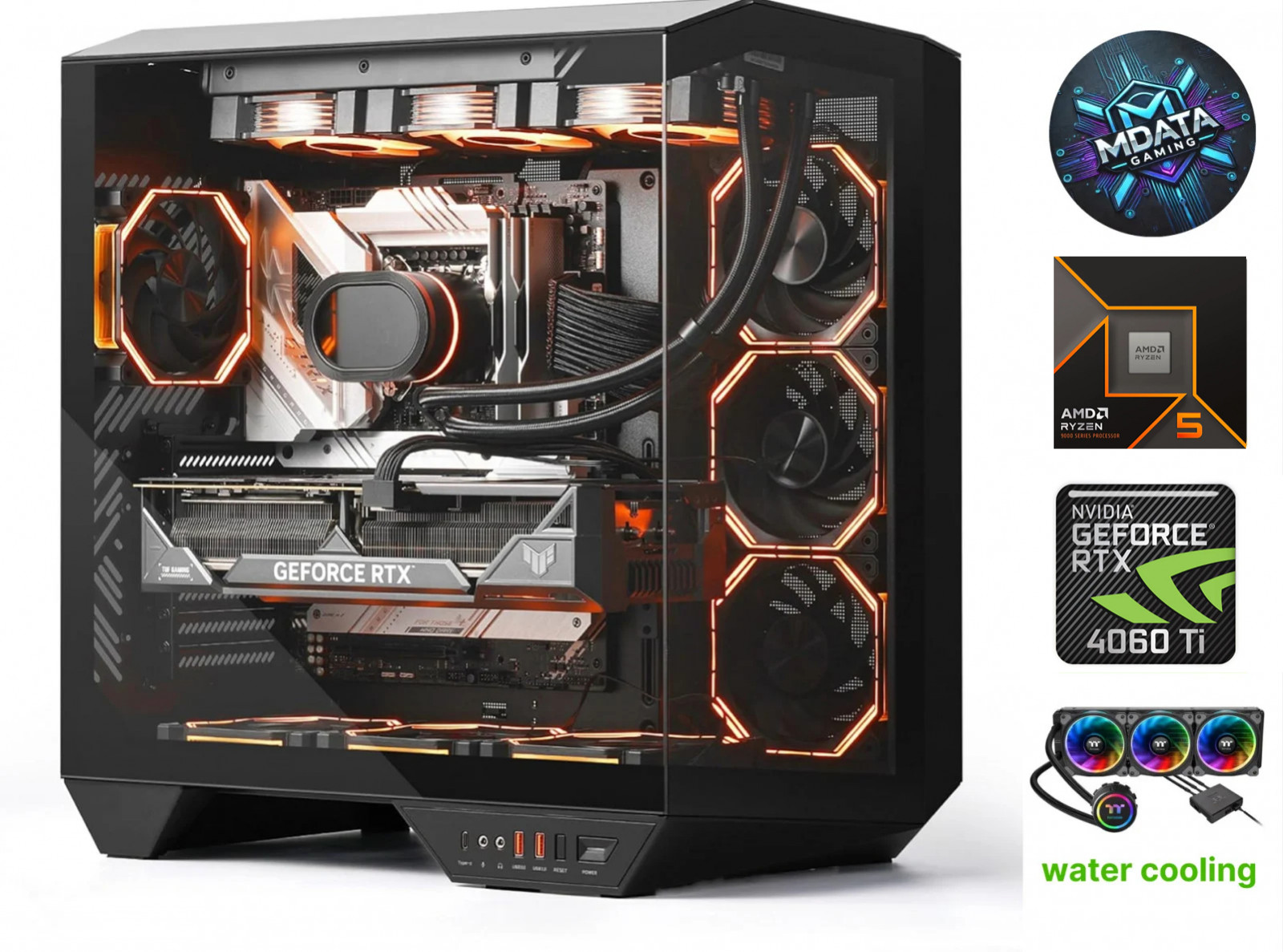 MDATA GAMING HydroX Ryzen 5 9600X