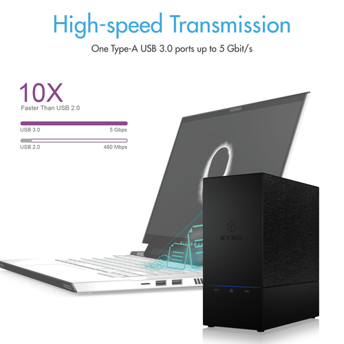 ICY BOX IB-RD3621U3 External RAID system