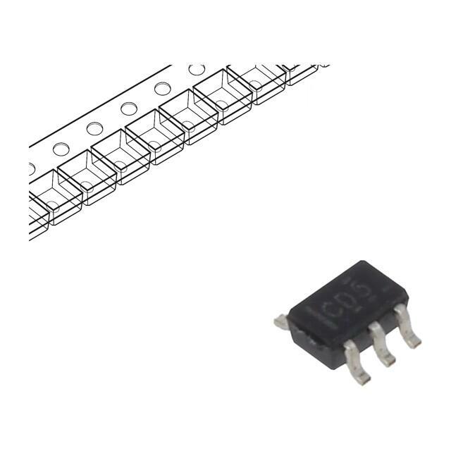 TEXAS INSTRUMENTS IC: digital; NOT; Ch: