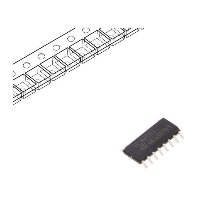 STMICROELECTRONICS IC: driver; darlington,transistor array