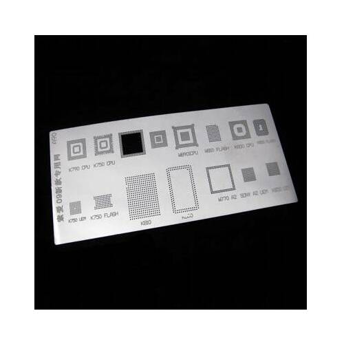 IC trafareti BGA mikroshēmām A90 (Sony-Ericsson)