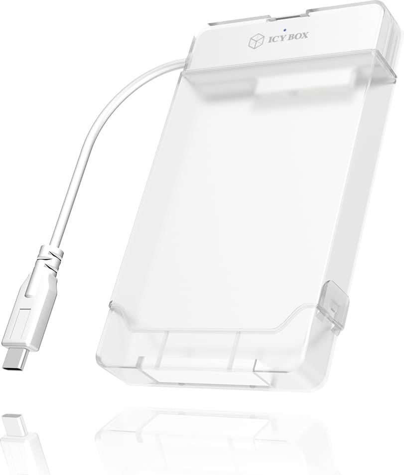 Icy Box IB-AC703-C HDD/SSD korpuss Caurspīdīgs