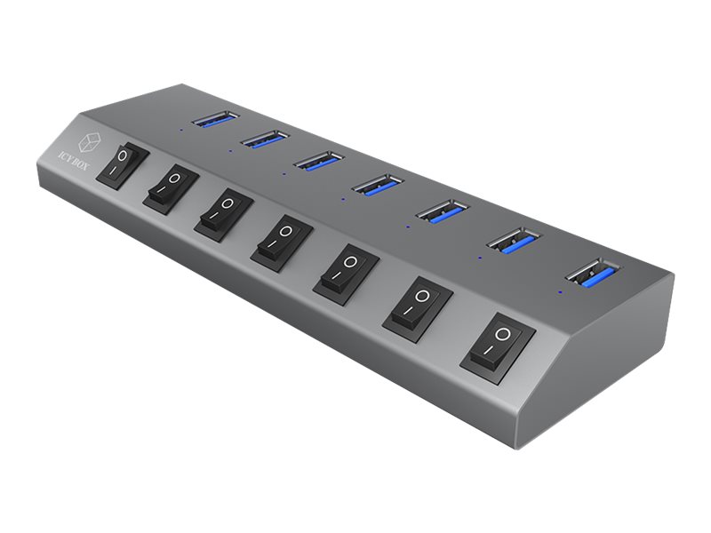 ICY BOX IB-HUB1701-C3 7-port hub |