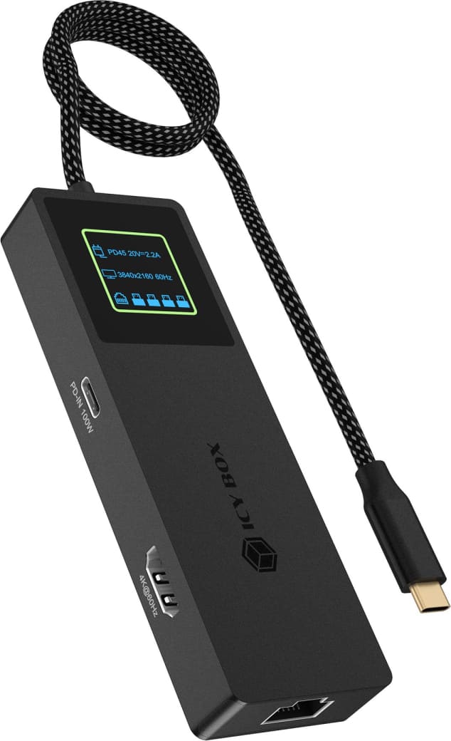 ICY BOX Spade Dock 4038, 7-in-1