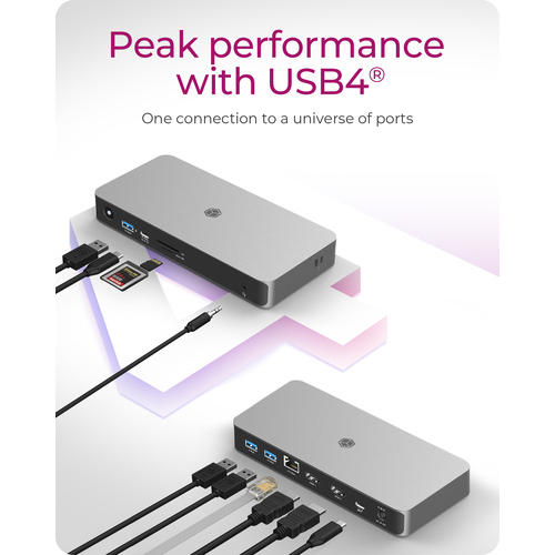 ICY BOX USB4 10w1 | 2x