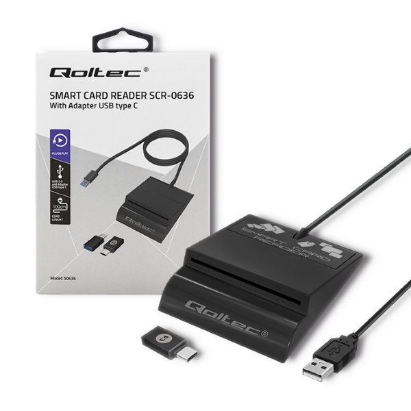 ID Karšu lasītājs (50636) + USB-C