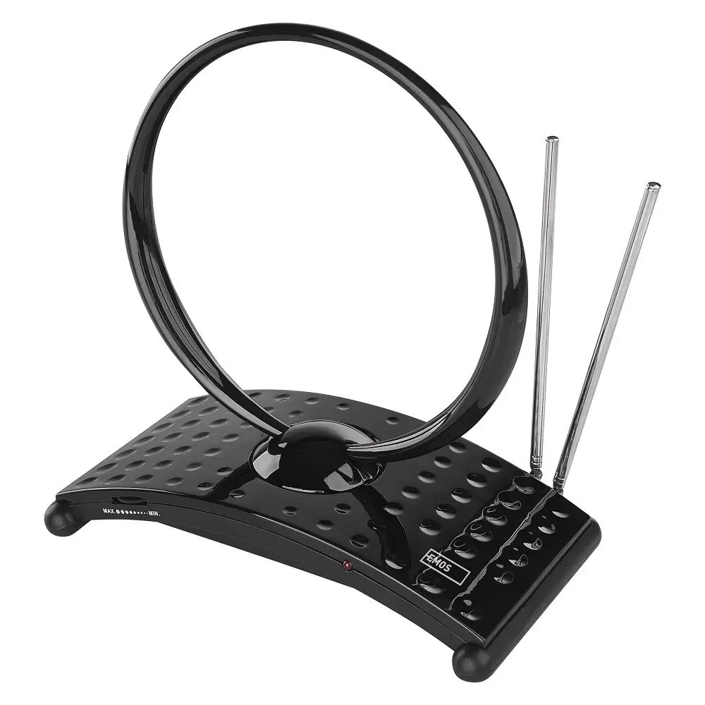 Iekštelpu antena FM/DAB/DVB-T/T2 ar pastiprinātāju un
