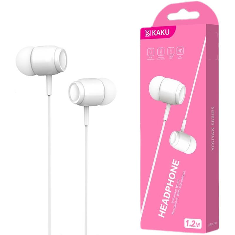 IKAKU KSC-381 Universālas Vieglas HiFi In-Ear