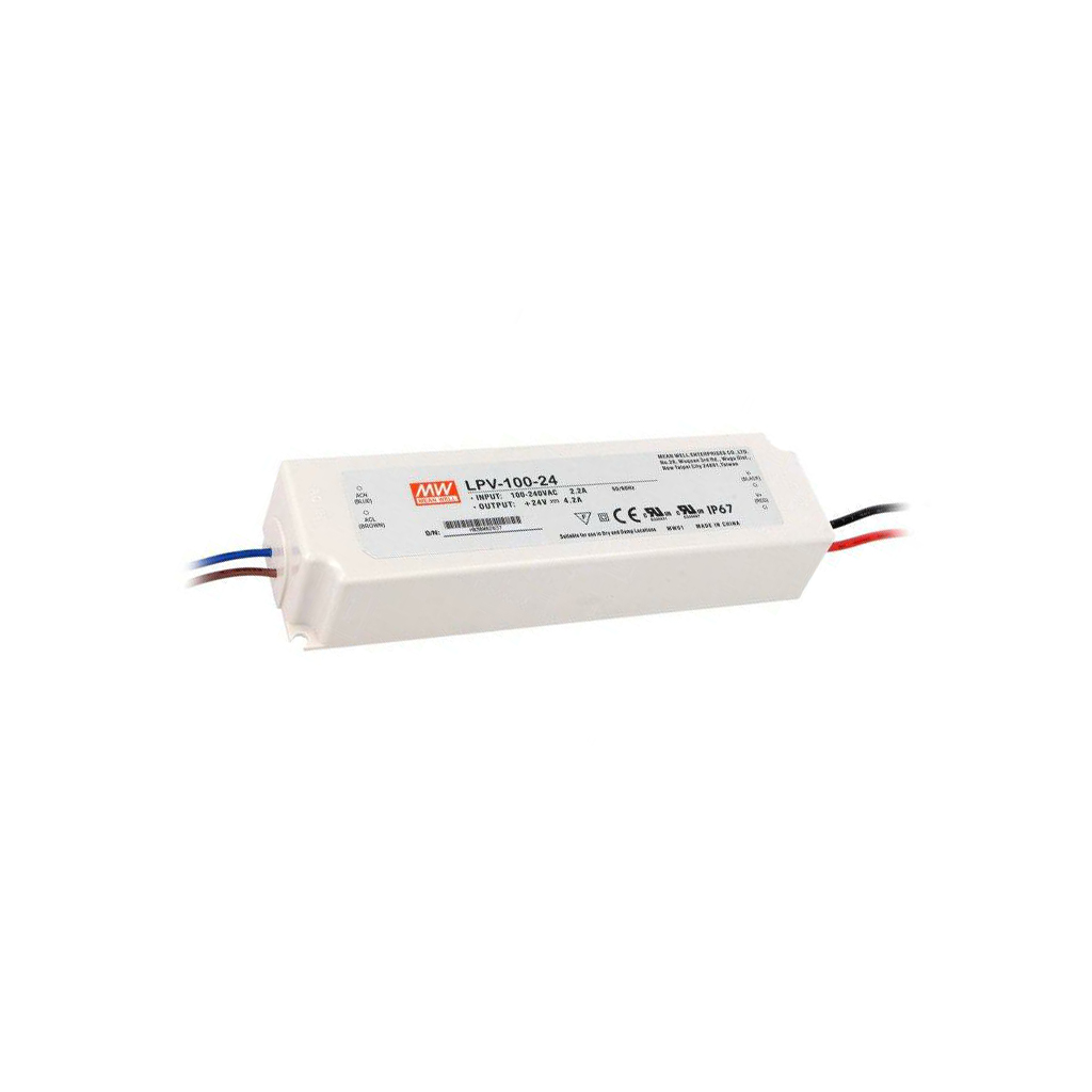 Impulsu barošanas bloks 100W, LED 24V