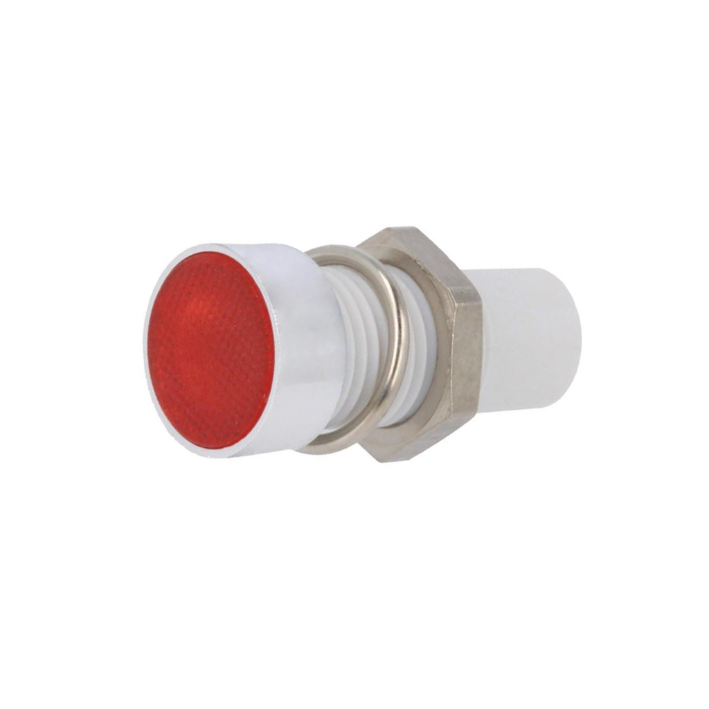 SIGNAL-CONSTRUCT Indicator: LED; flat; Ø8mm; polycarbonate