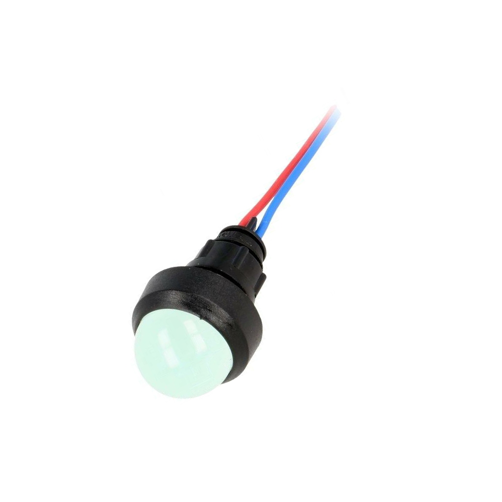 POLAM-ELTA Indicator: LED; prominent; green; 12VDC