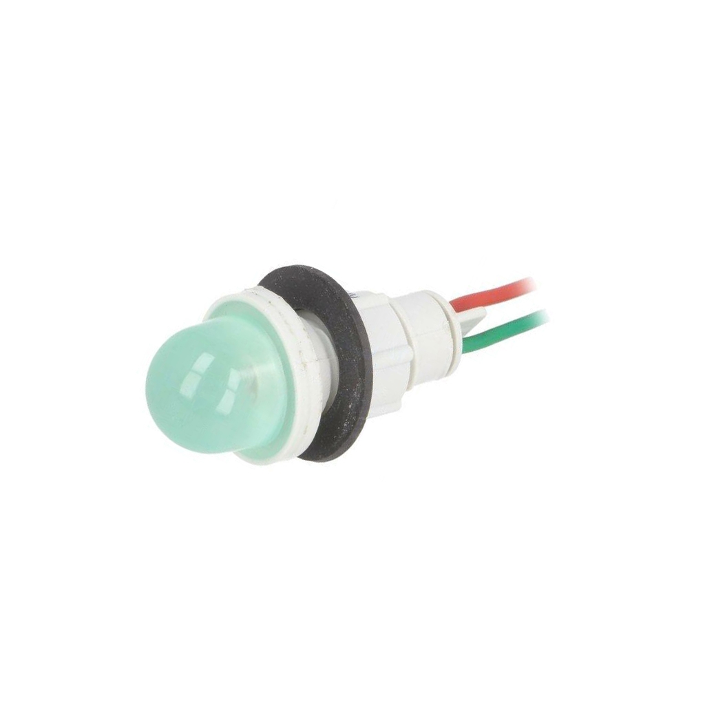 POLAM-ELTA Indicator: LED; prominent; green; 24VDC