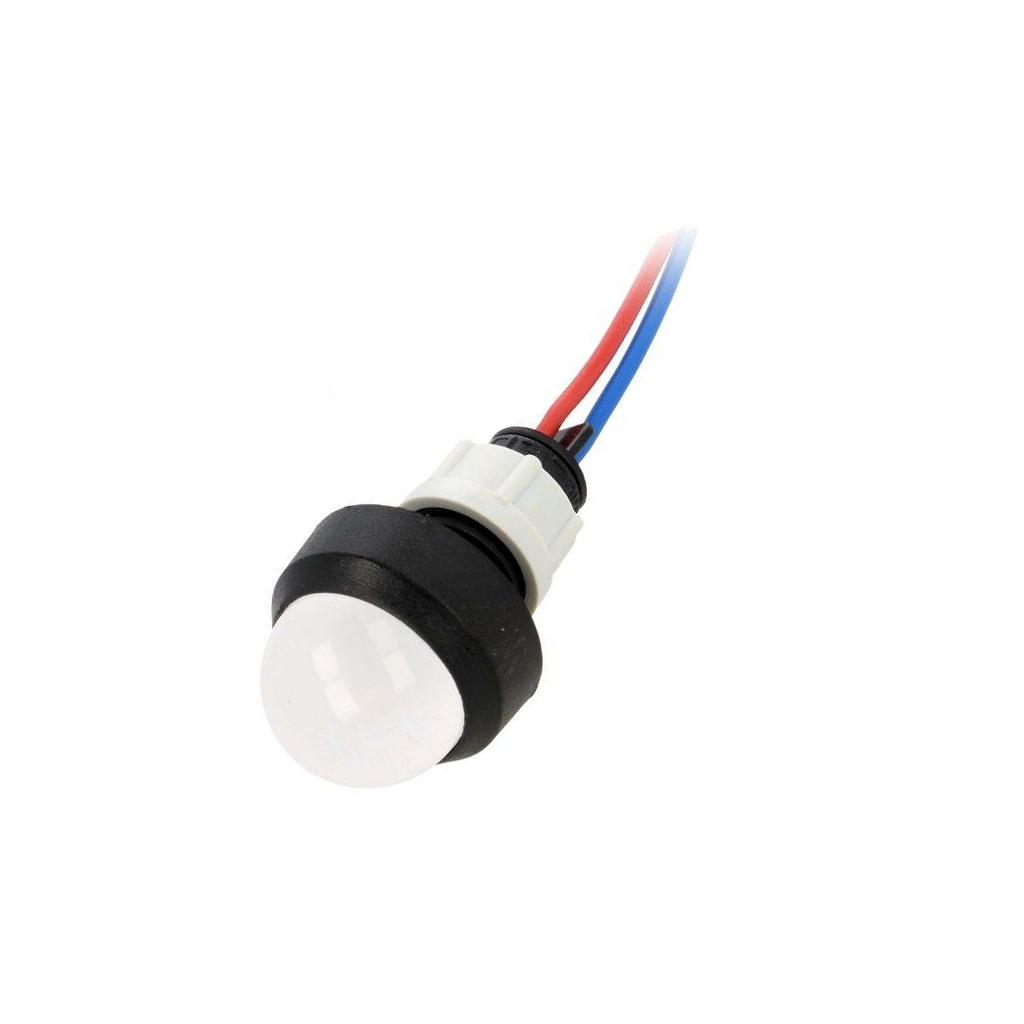 POLAM-ELTA Indicator: LED; prominent; white; 12VDC