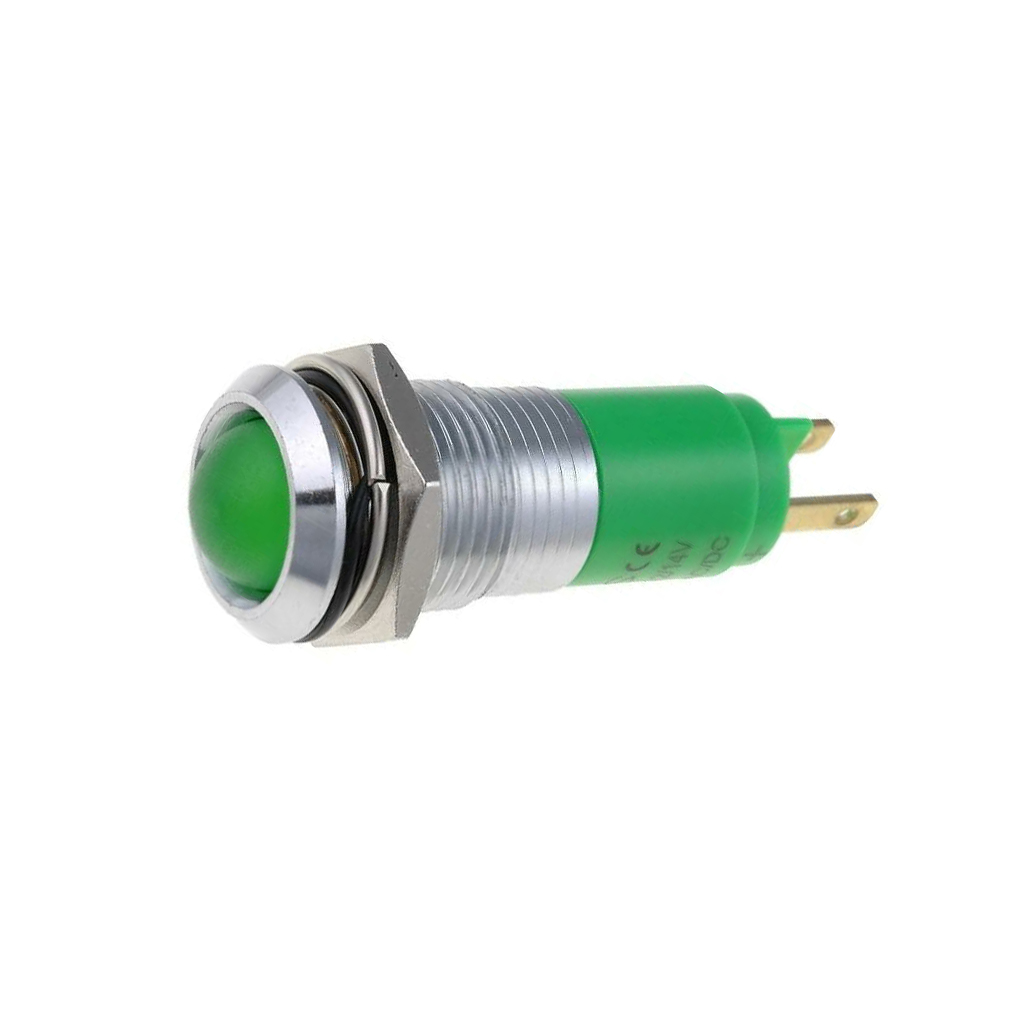 SIGNAL-CONSTRUCT Indicator: LED; recessed; green; 12÷14VDC