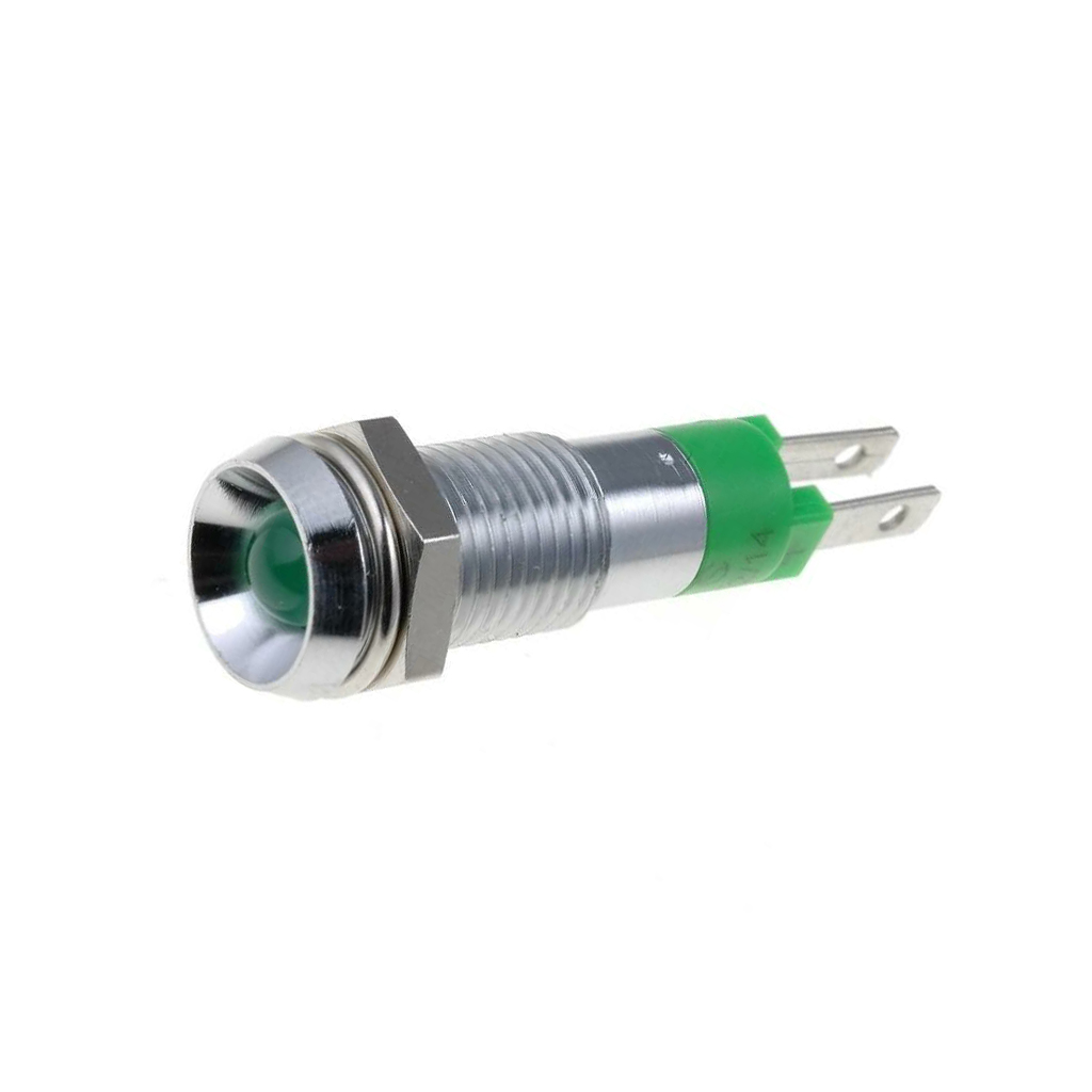 SIGNAL-CONSTRUCT Indicator: LED; recessed; green; 12÷14VDC