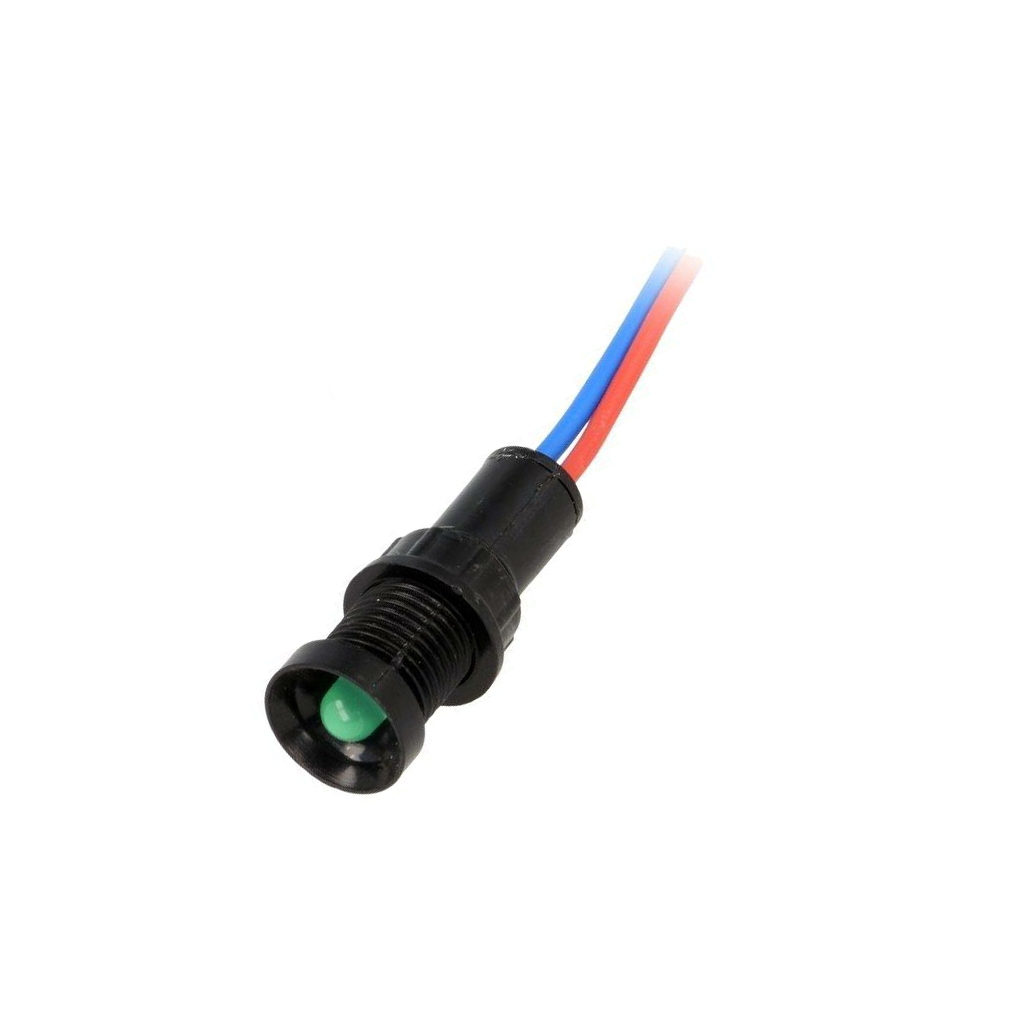 POLAM-ELTA Indicator: LED; recessed; green; 12VDC
