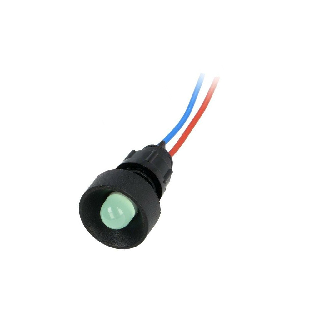 POLAM-ELTA Indicator: LED; recessed; green; 12VDC