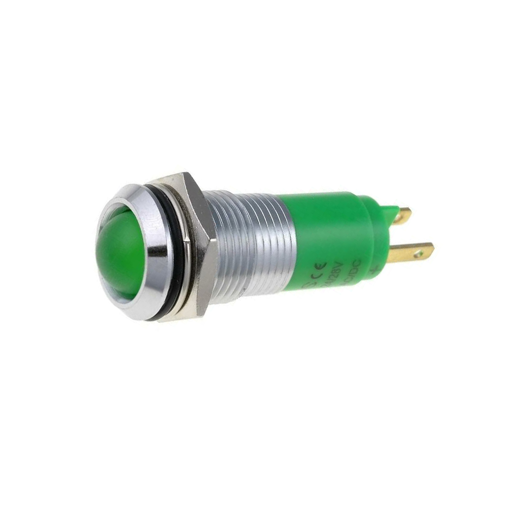 SIGNAL-CONSTRUCT Indicator: LED; recessed; green; 24÷28VDC
