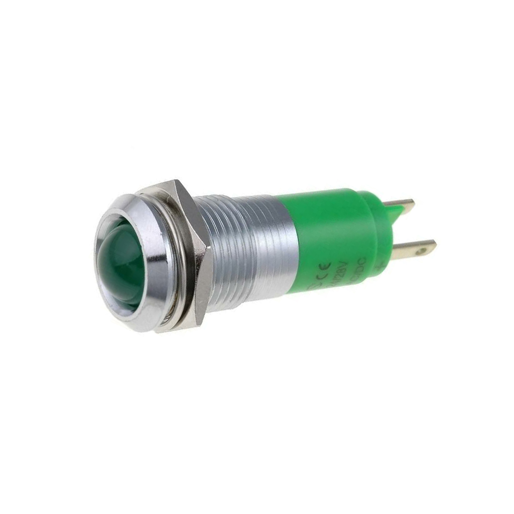SIGNAL-CONSTRUCT Indicator: LED; recessed; green; 24÷28VDC