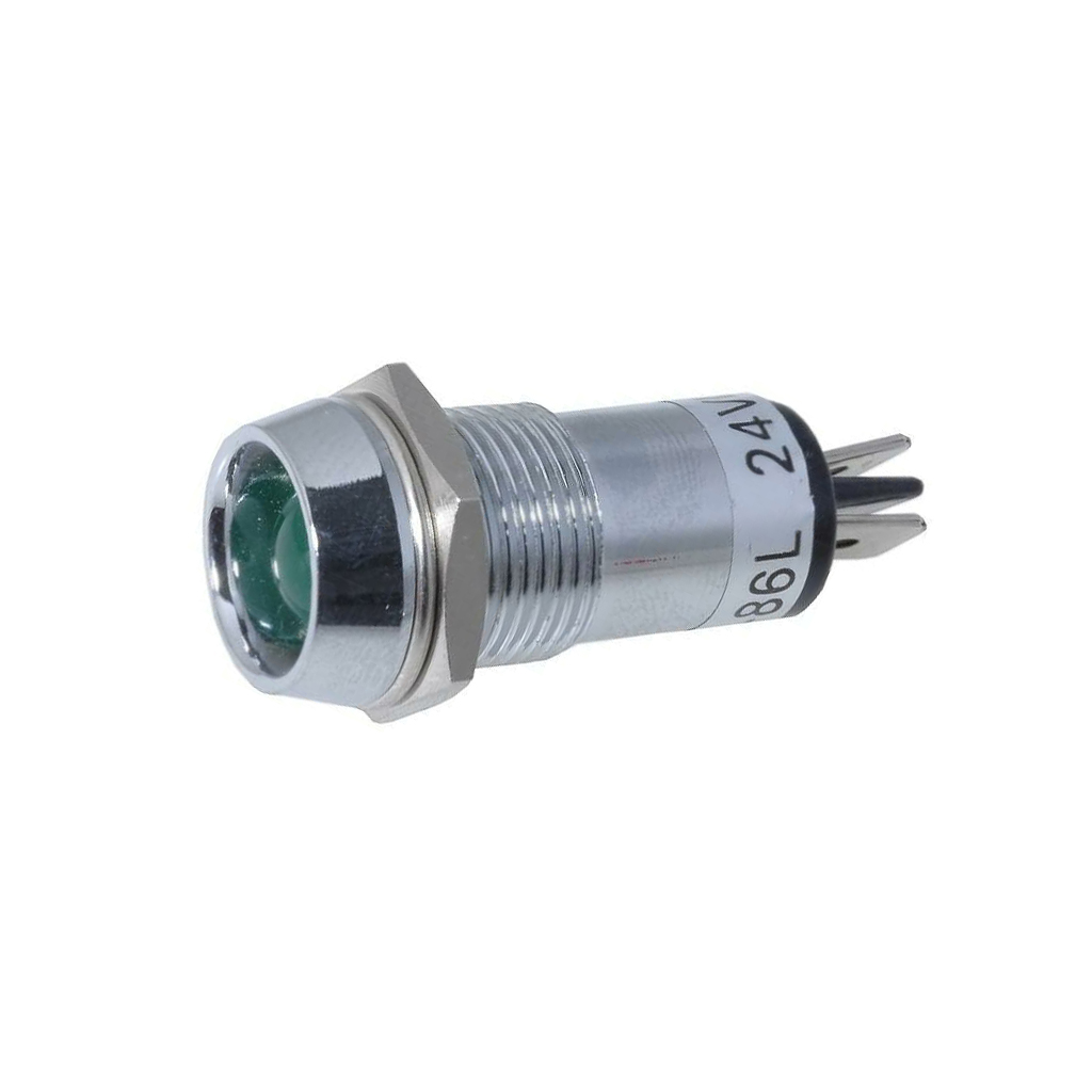 SCI Indicator: LED; recessed; green; 24VDC
