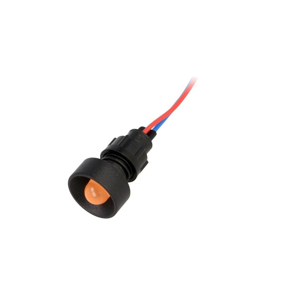POLAM-ELTA Indicator: LED; recessed; orange; 12VDC