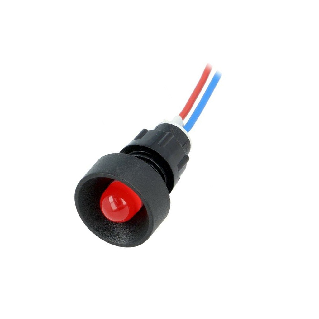 POLAM-ELTA Indicator: LED; recessed; red; 12VDC