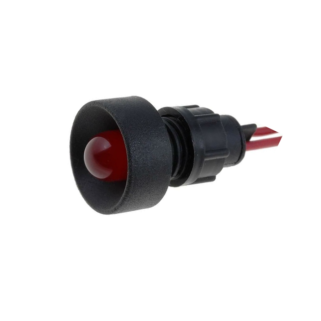 ELPROD Indicator: LED; recessed; red; 230VAC