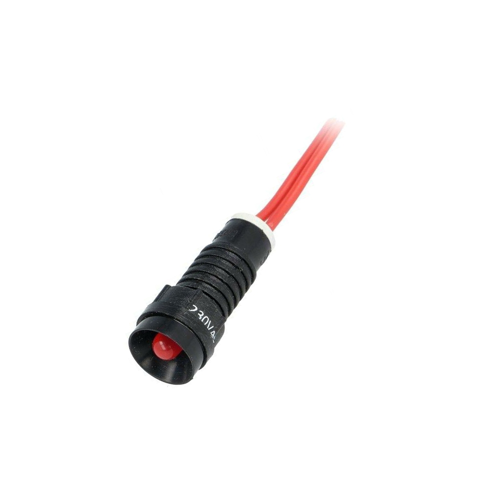 POLAM-ELTA Indicator: LED; recessed; red; 230VAC