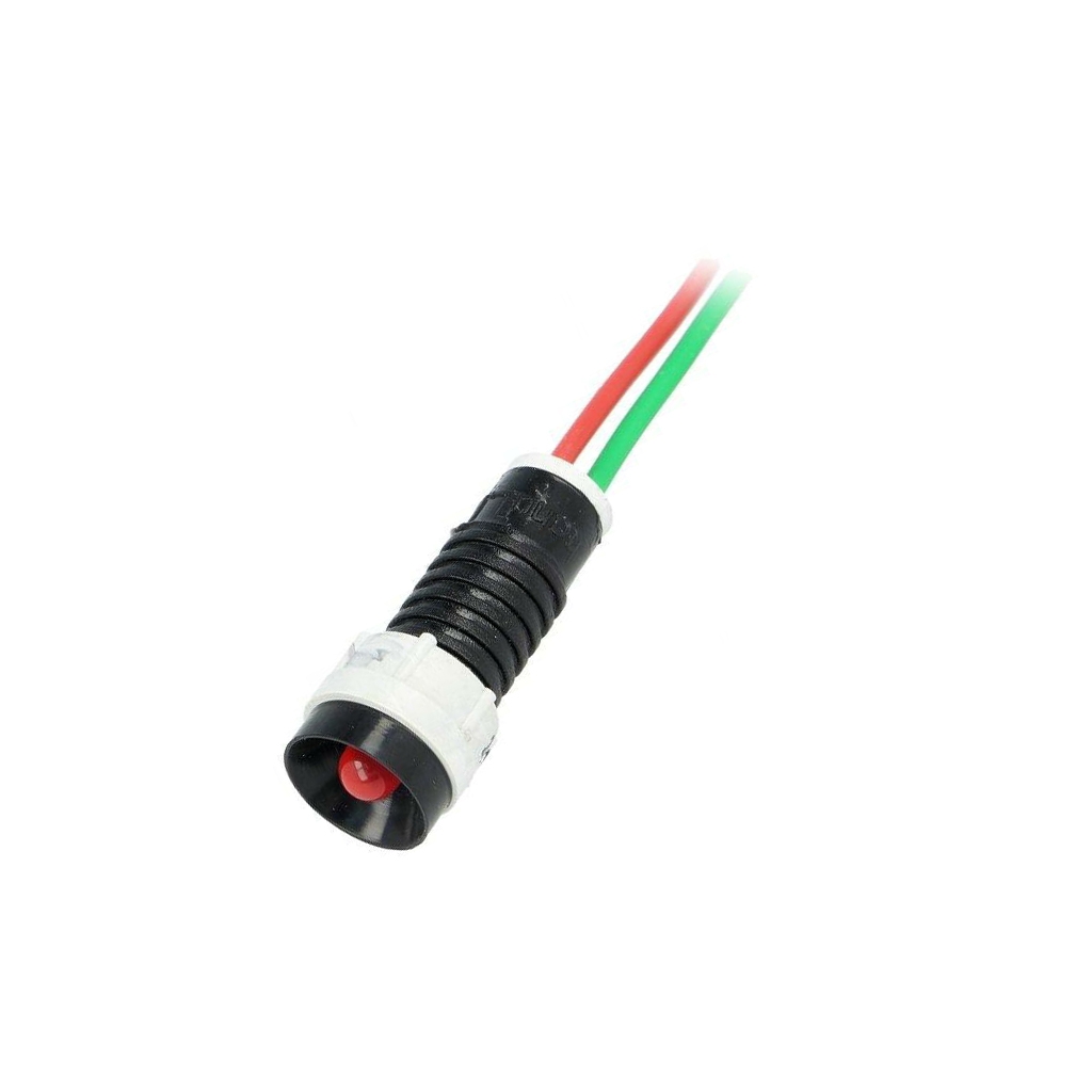 POLAM-ELTA Indicator: LED; recessed; red; 24VDC