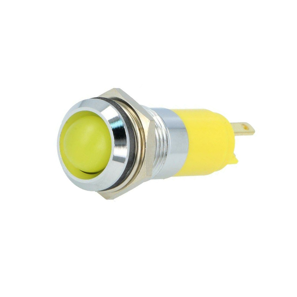 SIGNAL-CONSTRUCT Indicator: LED; recessed; yellow; 12÷14VDC