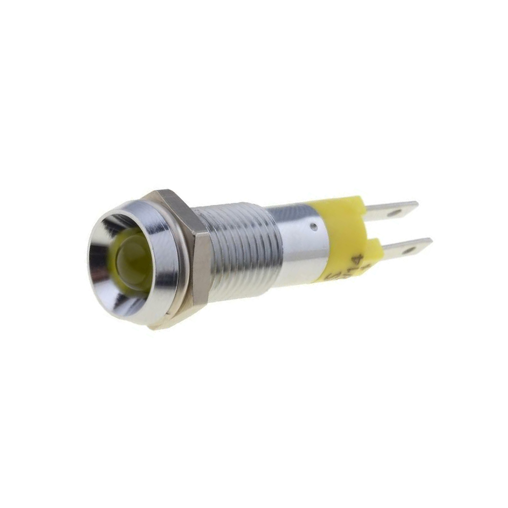 SIGNAL-CONSTRUCT Indicator: LED; recessed; yellow; 12÷14VDC