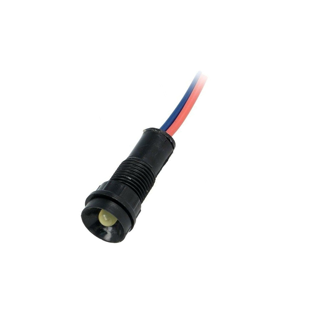 POLAM-ELTA Indicator: LED; recessed; yellow; 12VDC