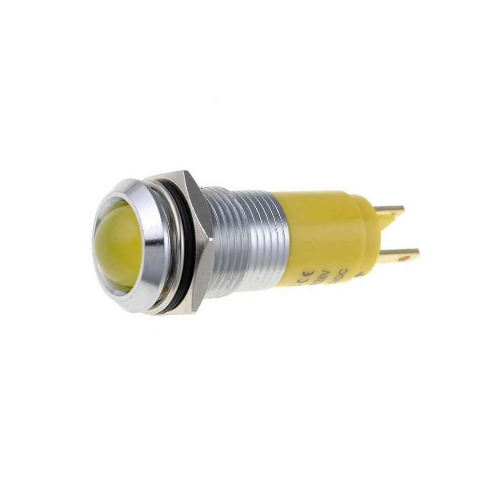 SIGNAL-CONSTRUCT Indicator: LED; recessed; yellow; 24÷28VDC