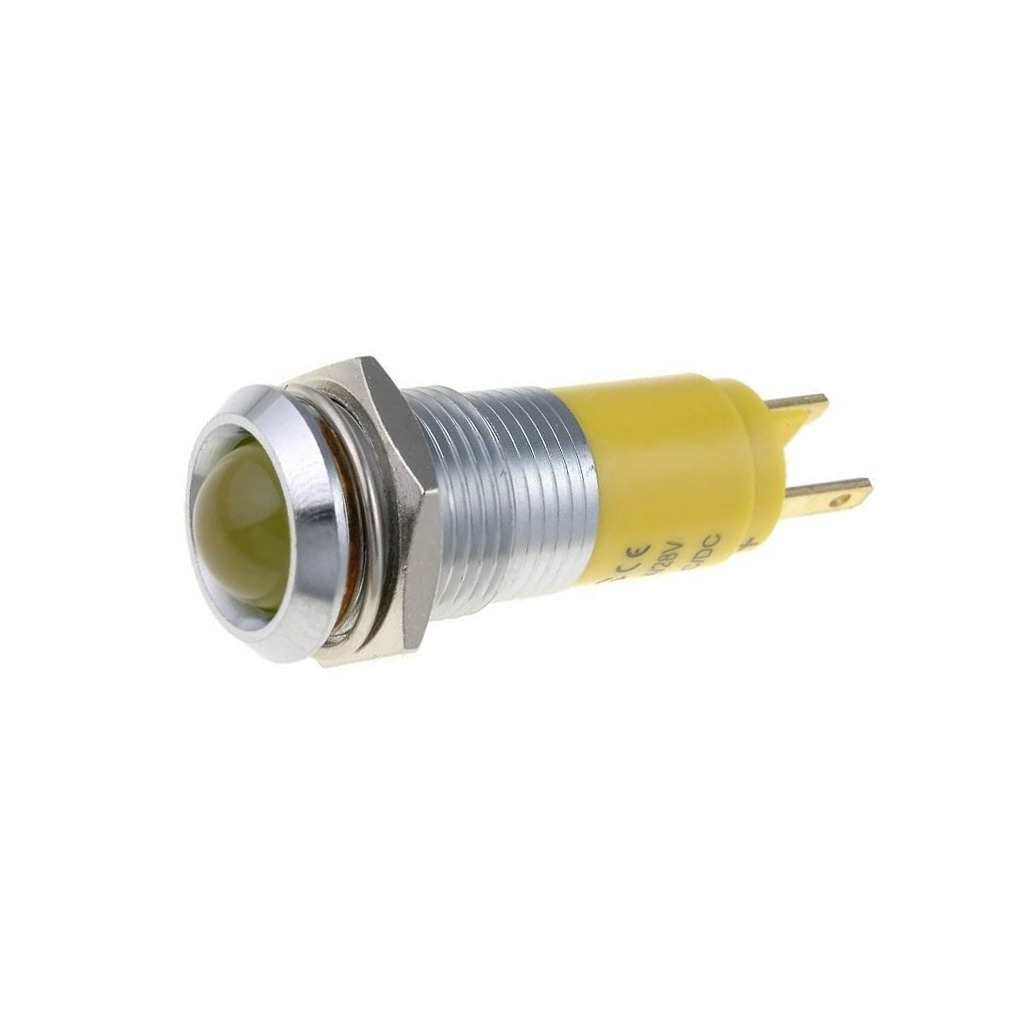 SIGNAL-CONSTRUCT Indicator: LED; recessed; yellow; 24÷28VDC