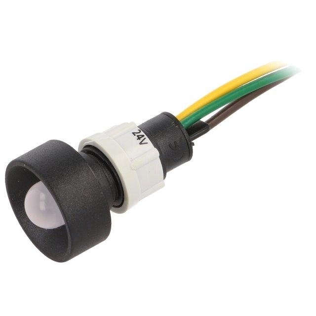 POLAM-ELTA Indicator: LED; recessed; yellow/green; 24VDC