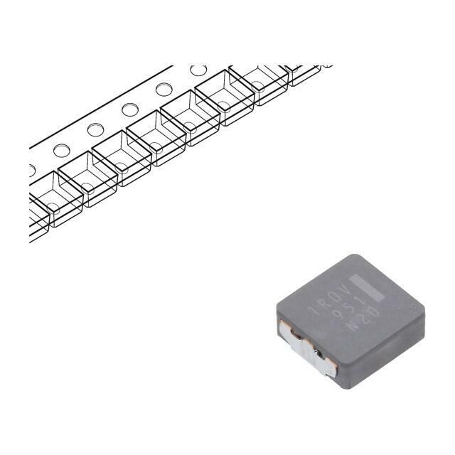 PANASONIC Inductor: wire; SMD; 1uH; 28