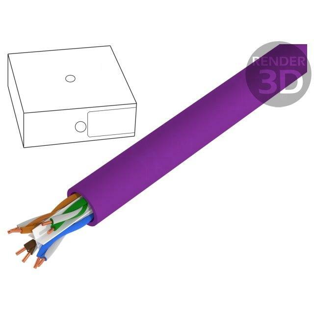 Instalācijas kabelis DIGITUS Cat6 U/UTP tw