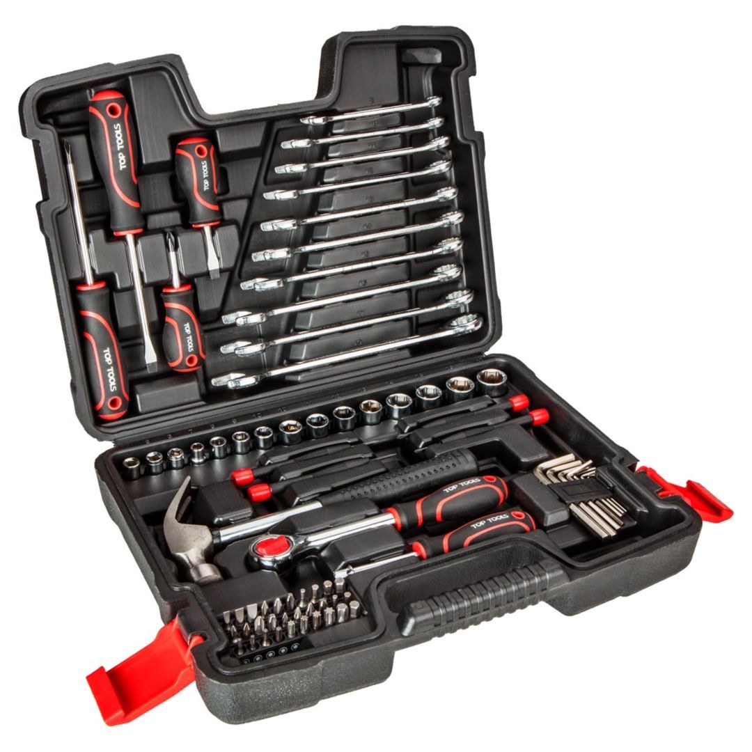 TOP TOOLS Instrumentu komplekts 1/4", 3/8"