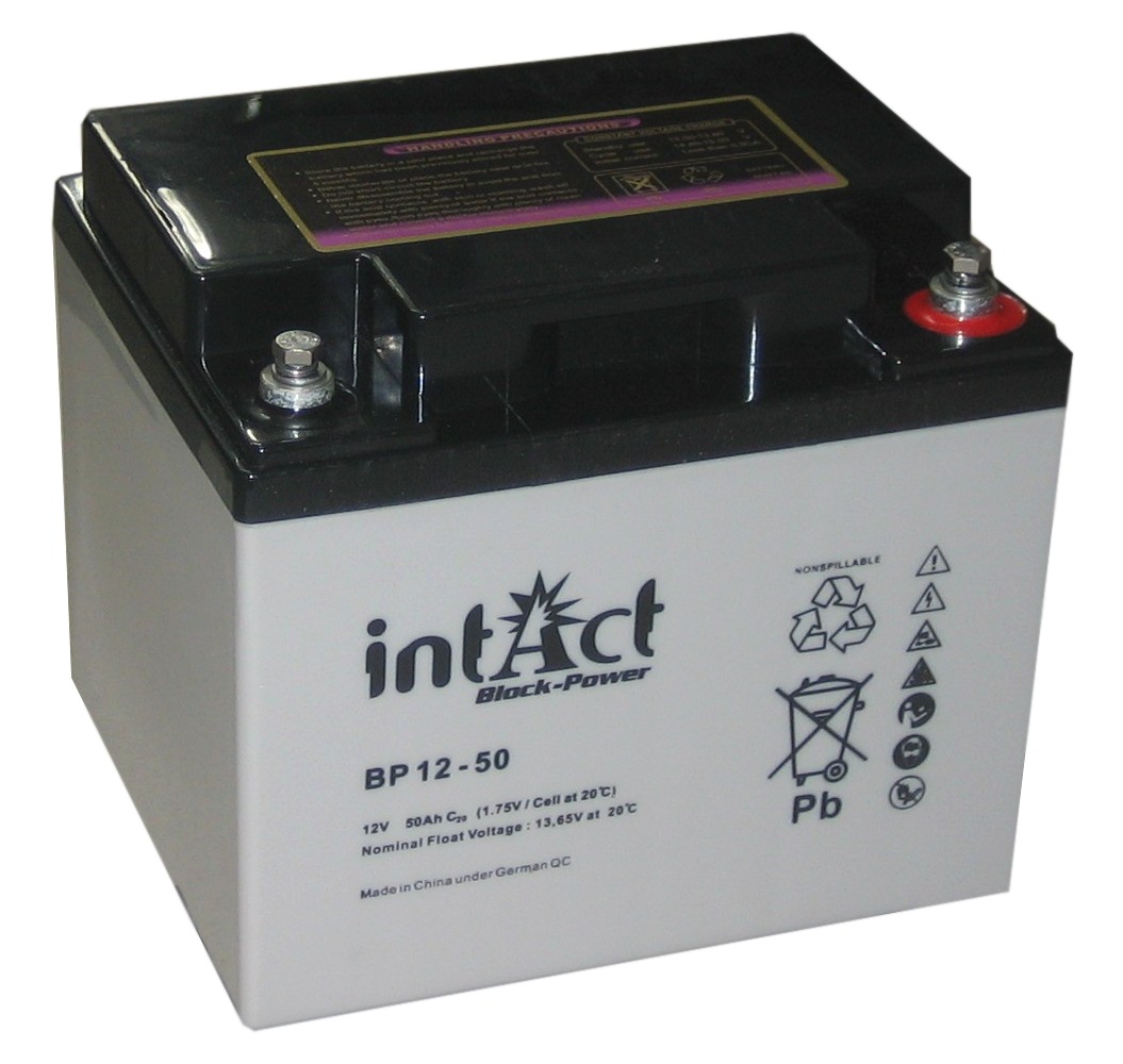 Intact Block-Power 12 V 50Ah (c10)